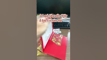 Set thiệp chúc mừng năm mới & bao lì xì Tết - In Kỹ Thuật Số Since 2006 #lunarnewyear #shorts