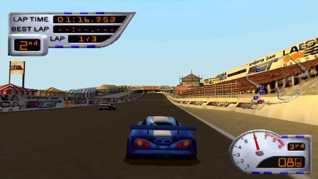Sports Car GT PS1/ PSX Widescreen 60fps PCSXRPGXP (EA, 1999) YouTube