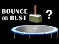 91lb THOR HAMMER v TRAMPOLINE - & Space Hopper Episode 8 - BrainfooTV