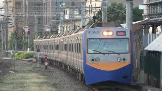(4K) 1238次 通勤電聯車EMU700(EMU725, EMU726)停靠北新竹車站