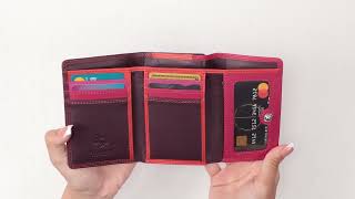 Компактний жіночий гаманець у три додавання RB39 Biola