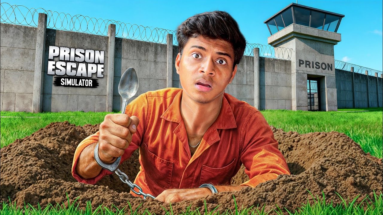 Can I Escape Prison Using JUST a SPOON?! 🥄😱