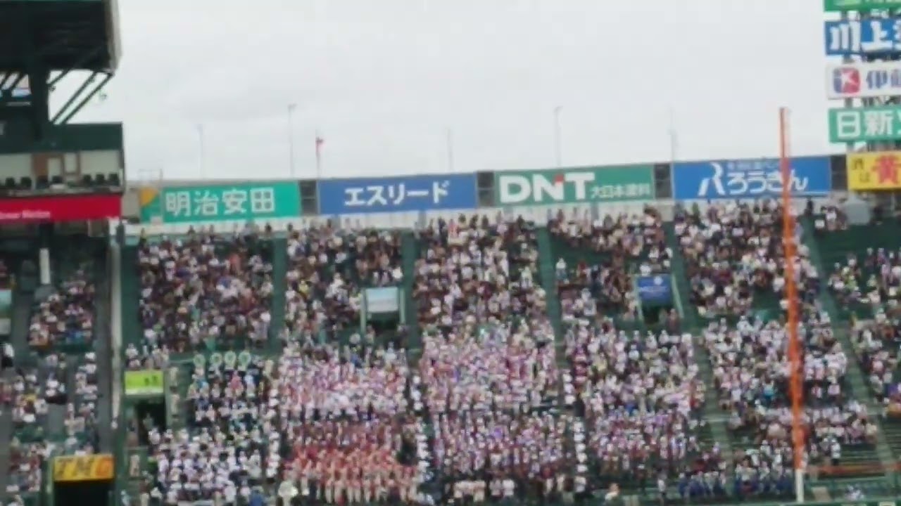 長野県の絶対王者松商学園の大応援団！甲子園で躍動！岡山学芸館を追い詰め！「ルパン三世」からの「暴れん坊将軍」！。