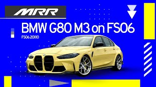 BMW G80 M3 | MRR FS06 Wheels | 20x10 | Brushed Clear Finish