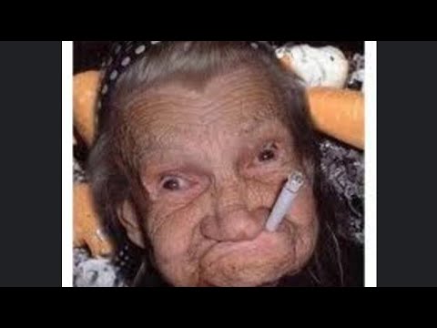 شوفوا العجوزة مالها