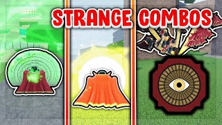 overpowered Strange One Shot Combos  Strange Raion Gaiden Dio Senko Blade  Shindo Life Roblox