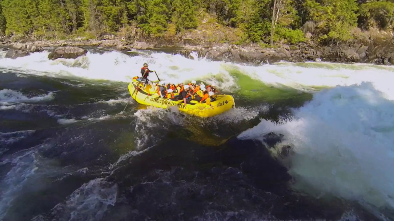 Whitewater Rafting, Clearwater, Wells Gray Provincial Park - YouTube