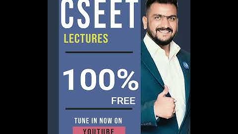 FREE!!! CSEET Video Lectures | Team BML
