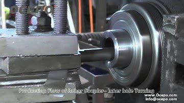 Inner hole Turning of rebar coupler