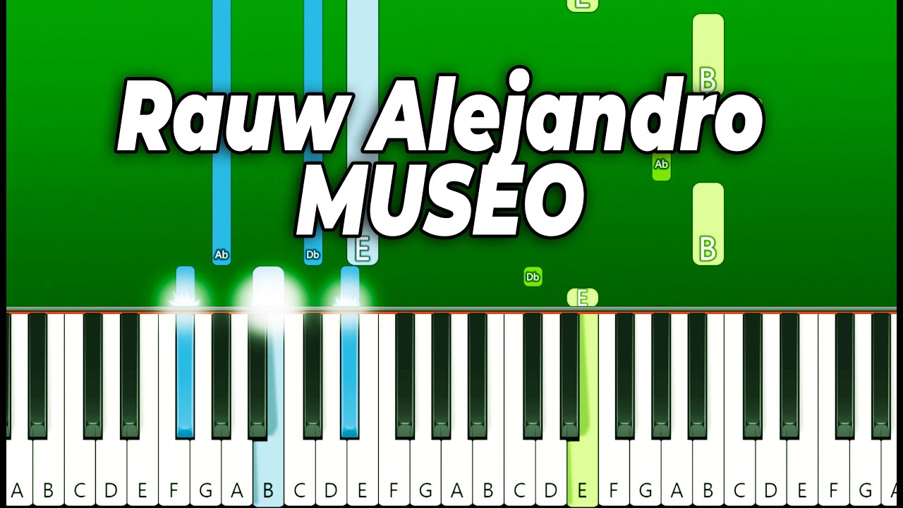 Rauw Alejandro - MUSEO (Piano Tutorial)