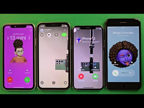 FaceTime Incoming Call Outgoing Call IPhone XR IPhone 16 Pro IPhone X IPhone 8