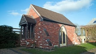 Husband builds Britain's smallest chapel in his back garden - and his wife only realised it