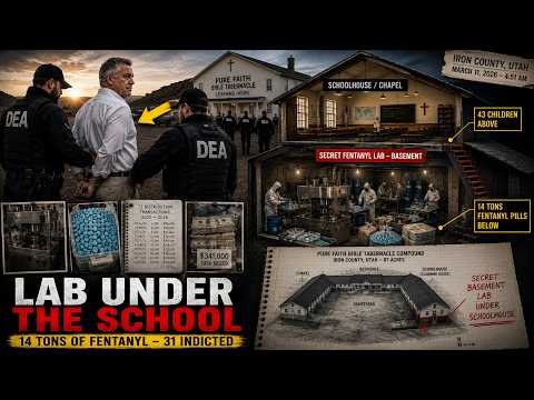 DEA STORMS Utah Sect Compound - Fentanyl Lab Under Schoolhouse, 31 Indicted in Dawn Raid