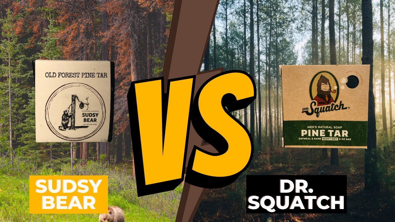 Dr. Squatch Pine Tar Men's Natural Bar Soap