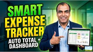 Create a Smart Expense Tracker in Excel | Auto Summary Dashboard for Office & Personal Use