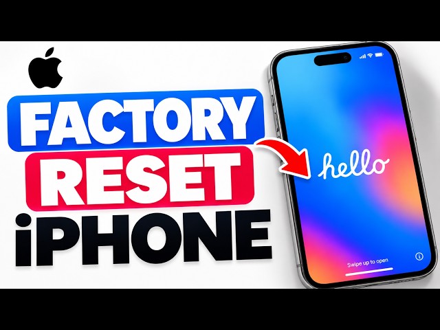 How to Factory Reset iPhone 11 (2024) - YouTube