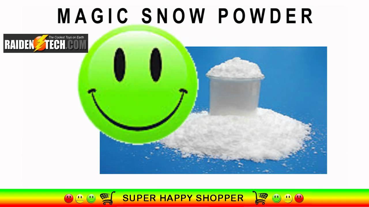 Magic Fake Snow Powder Make Instant Artificial Flakes YouTube