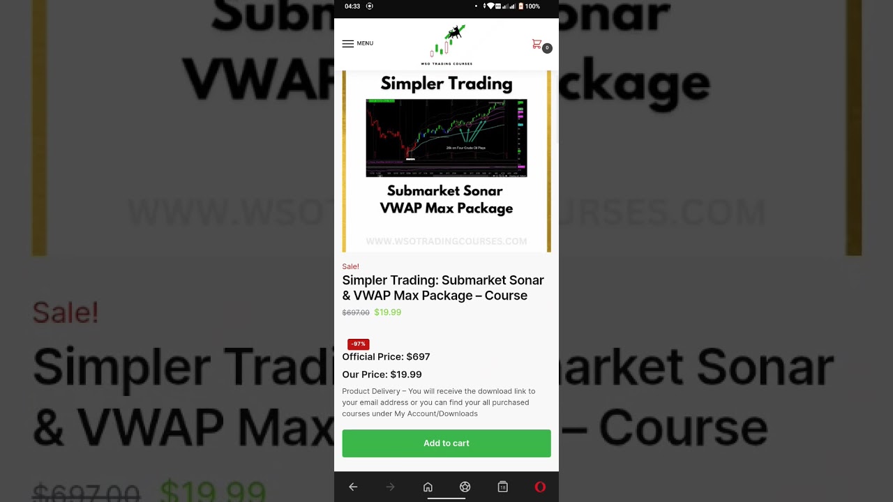 Simpler Trading: Submarket Sonar & VWAP Max Package – Course