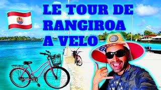 🇵🇫Ballade en vélo 🚲 à Rangiroa sur le Motu 🏝 de Avatoru - Arc Rangiroa - Tahiti 045