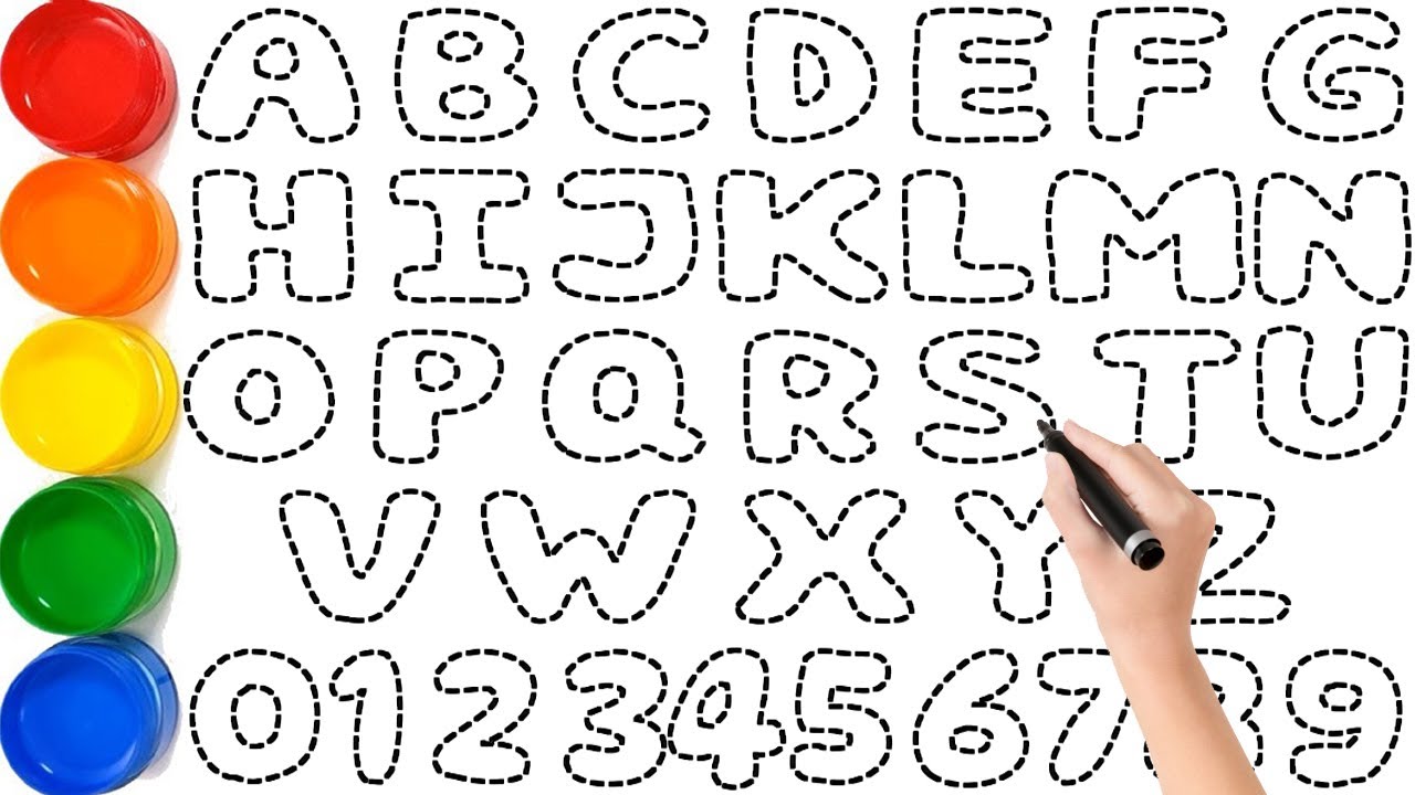 ABCDEFGHIJKLMNOPQRSTUVWXYZ, Рисование и раскрашивание алфавита от А до Я для детей | Песенка о фо...