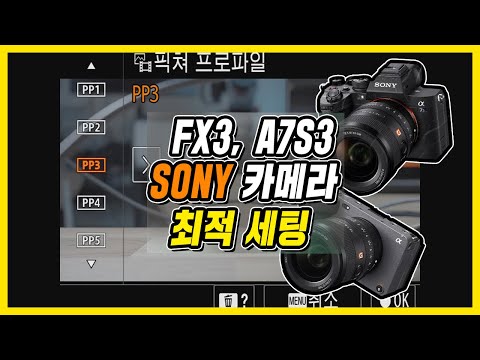 FX3, <strong>A7S3</strong> 소니카메라 최적 세팅편 / slog3, cine4, s-cinetone