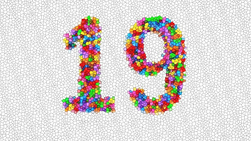 Learn Number 19 on 3d Color Balls | Sparta StainedGlass Effects (sponsored by preview2effects)