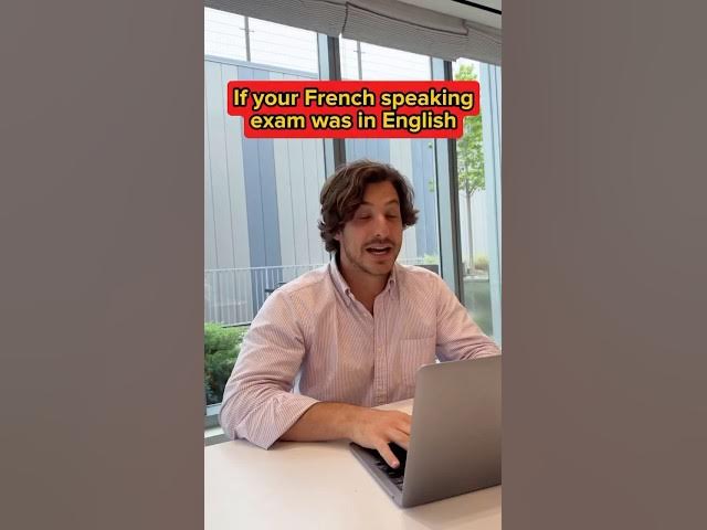 If your French exam was in English with @atfrenchies #french #learnfrench #languagelearning