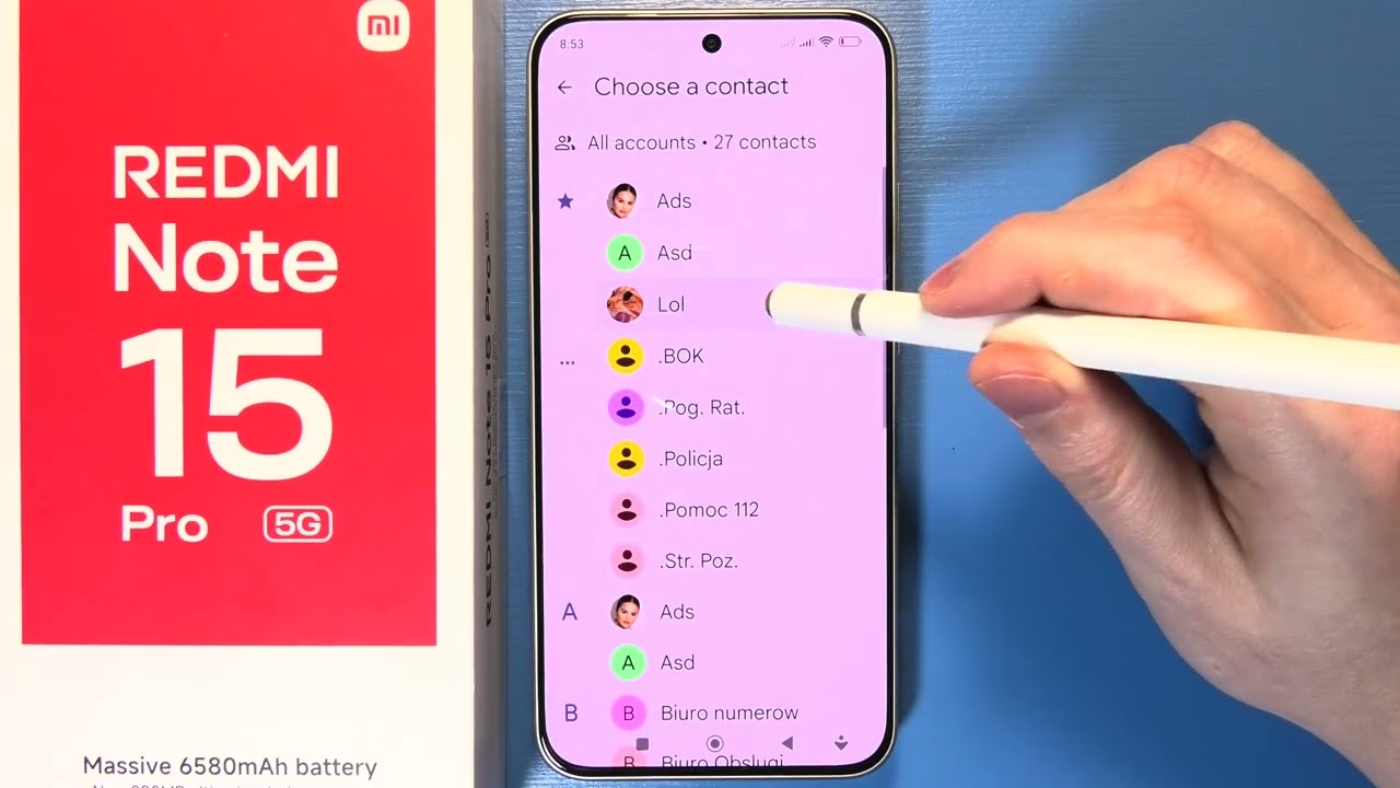 Redmi Note 15 Pro 5G: Как установить пользовательскую мелодию звонка для контактов