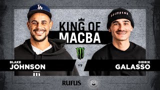 King Of Macba 2020 – Blake Johnson VS Didrik Galasso. Battle 7