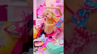 Satisfying Unboxing Barbie Doll &amp; Wardrobe Set Toys, ASMR Video #shorts