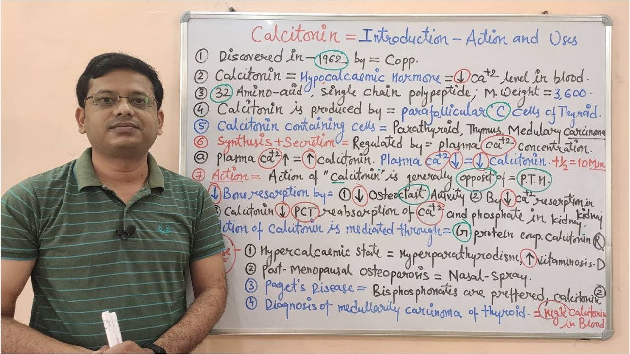 Endocrine Gland (Part 20) Calcitonin | Introduction & Role of Calcitonin | Calcitonin Endocrinology