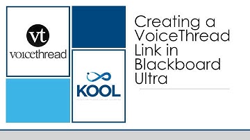 Creating a VoiceThread Link in Blackboard Ultra