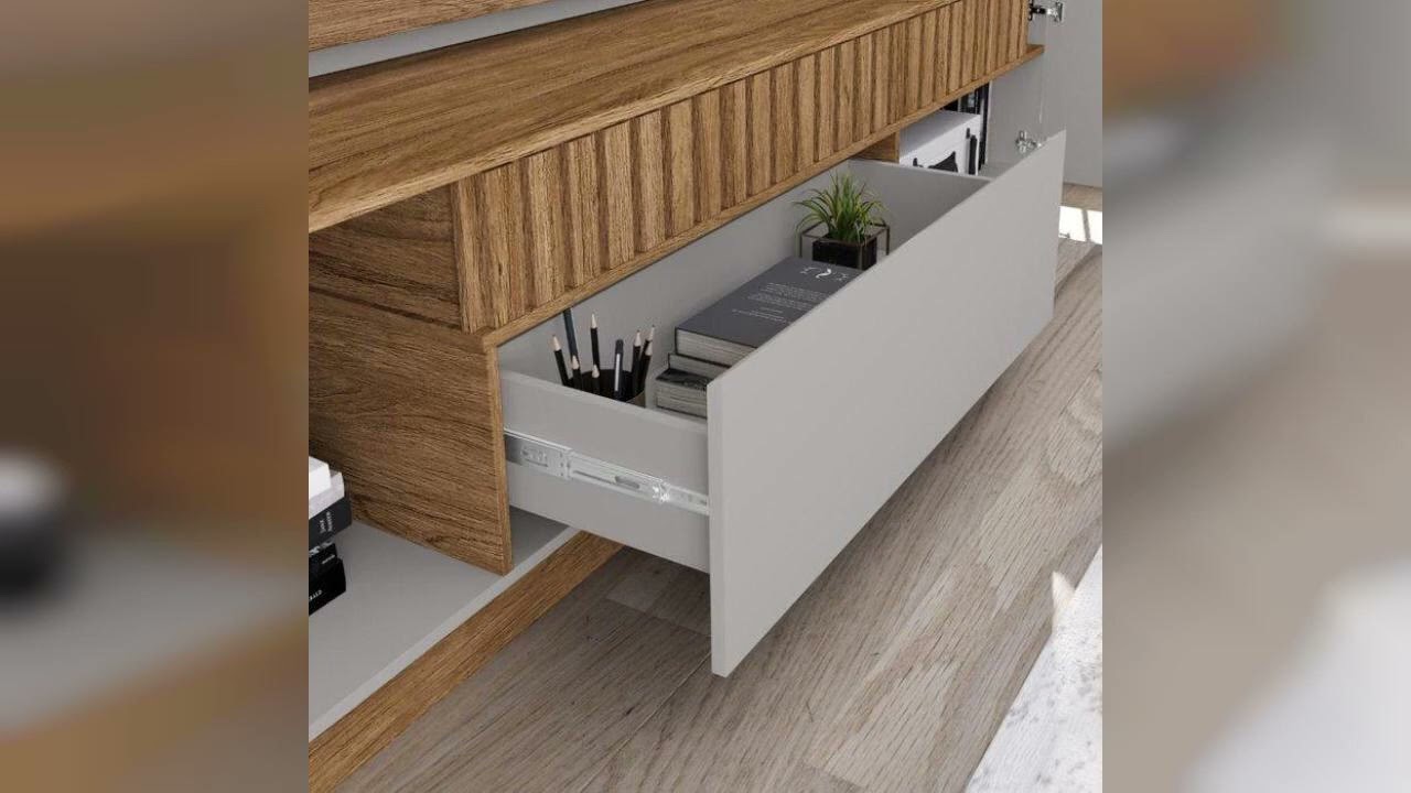 Review: Home Estante Rack Dallas Cinamomo Off White para Tv até 75 Polegadas Bechara off white