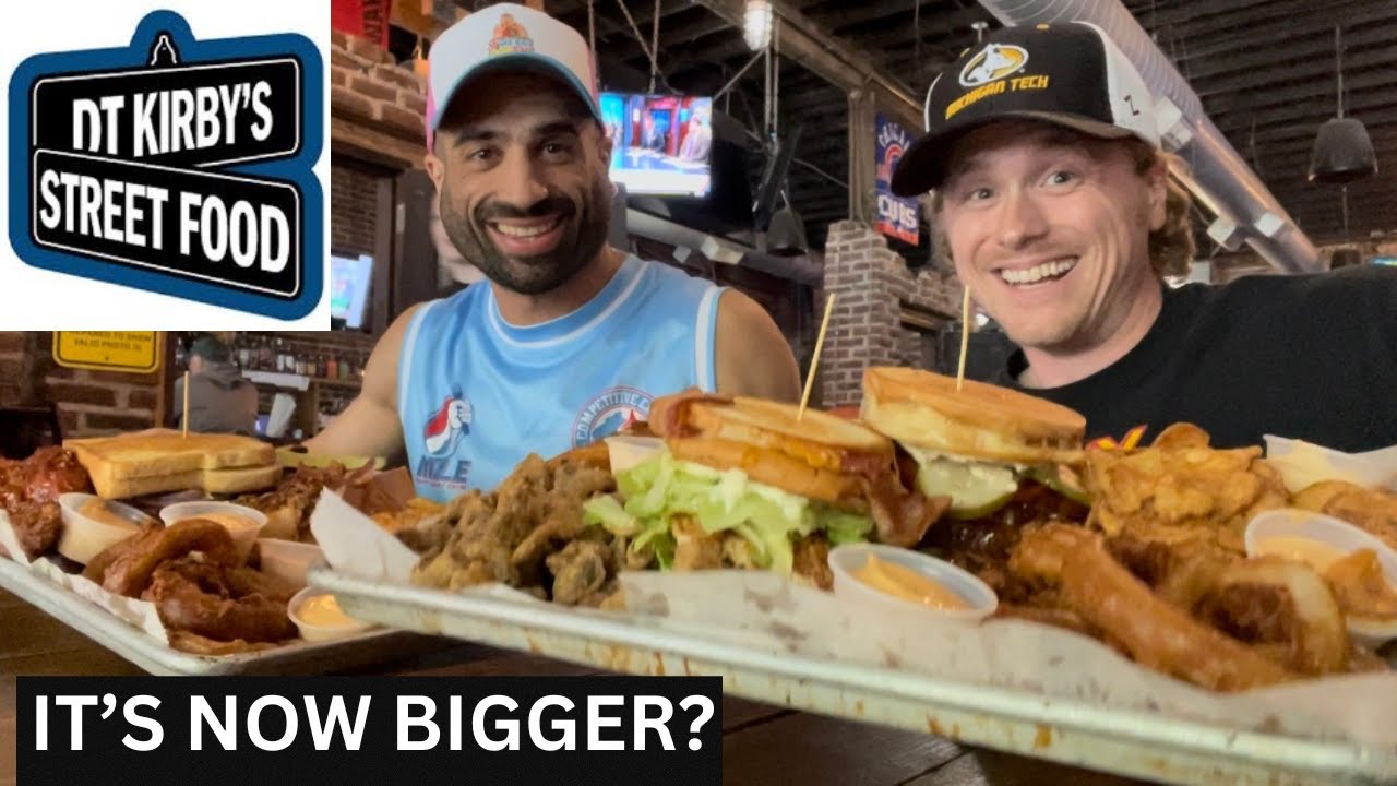 GIANT STREET FOOD CHALLENGE WITH J WEBBY CAN EAT