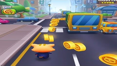 Cat Runner Game - Building Terrace Cat Runner | Android/ios Gameplay HD