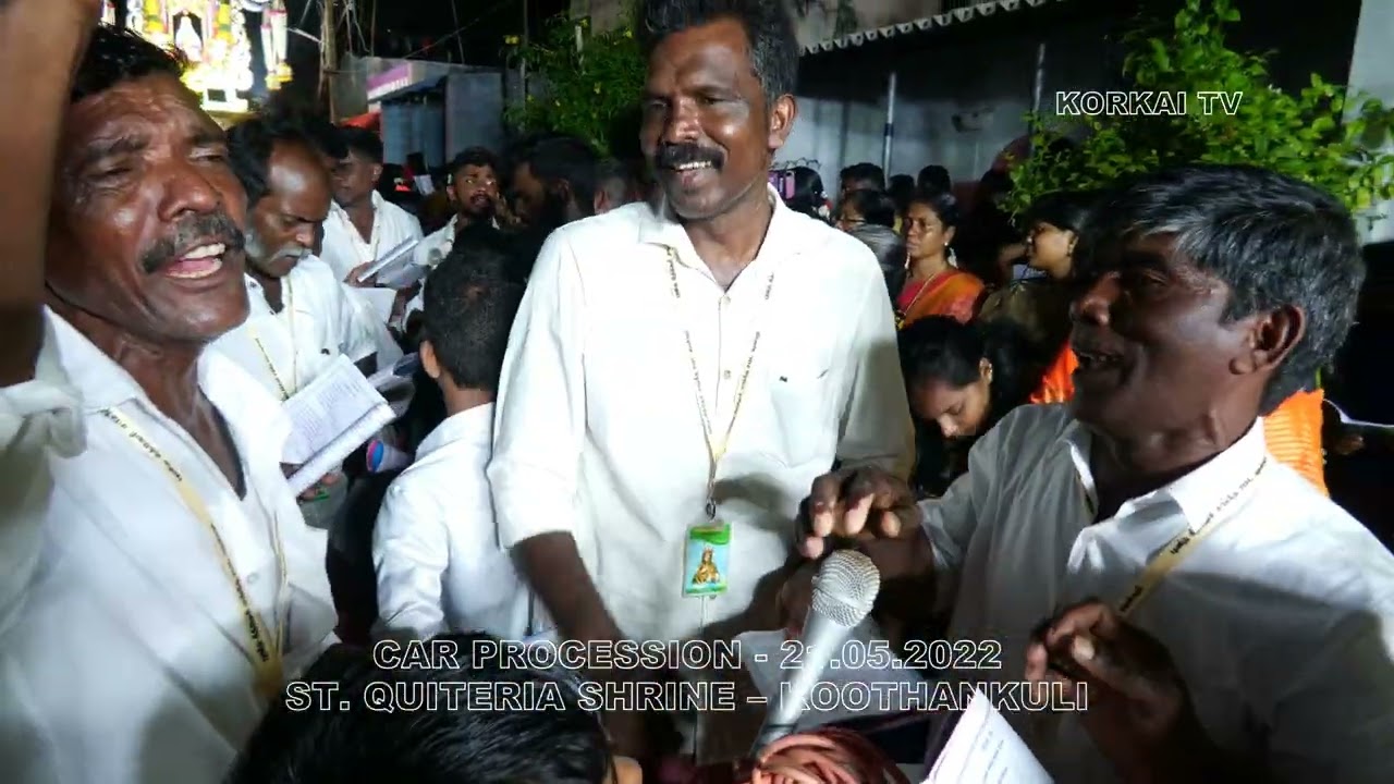 22 - CAR PROCESSION – 21.05.2022 - ST. QUITERIA SHRINE – KOOTHANKULI – TAMILNADU