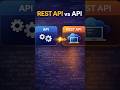 REST API vs API in 20 seconds 🚀 | Part 2 #shorts #api #restapi