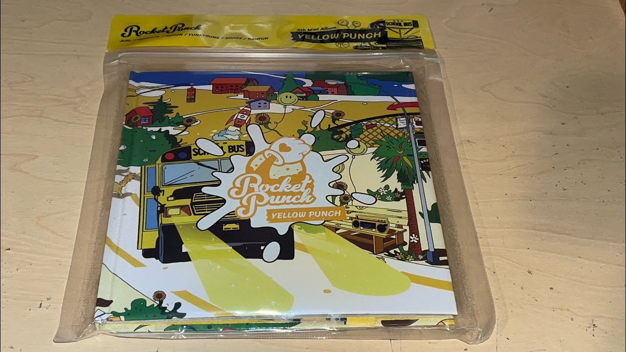 Rocket Punch 4th Mini Album Yellow Punch Unboxing - YouTube