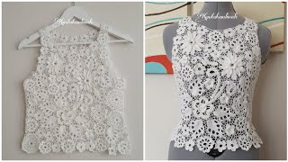 : crochet elements for Irish top