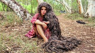 Asmr Barber Hair 3 Meters Long Homeless Womans Asmr Haircut - Tragic Story