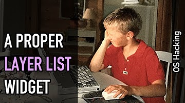 OS hacking: A proper "layer list" widget for PixelPaint