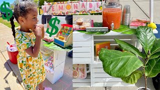 HOW TO MAKE A LEMONADE STAND || KID ENTREPRENEUR