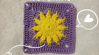 Very easy granny square // crochet granny square