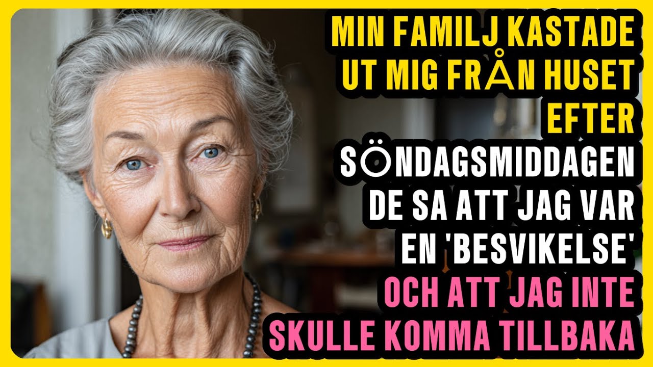 Min familj kastade ut mig från huset efter söndagsmiddagen. De sa att jag var en 'besvikelse'...