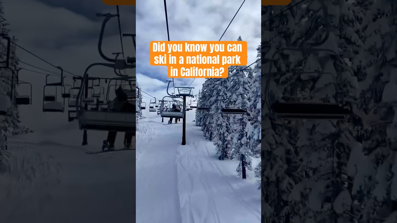 Ski in Yosemite National Park at Badger Pass (via solitudevacationproperties on IG) 