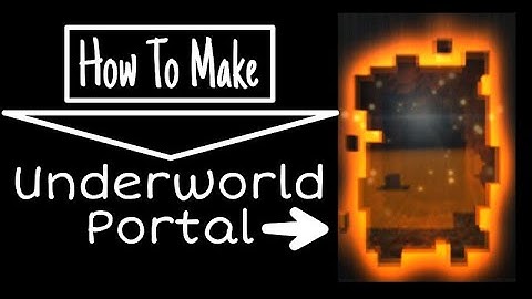 How To Make Underworld Portal | Mini World Block Art Game