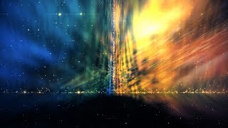 4K Space Moving Background - Colorful Clouds Sparkling Pillar #AAVFX