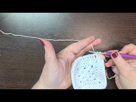 How I make a back post single crochet