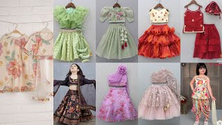 Soft Color Sharara & Lehenga Choli Designs for Baby Girls | Indian Eid & Casual Dresses 2025 screenshot 4