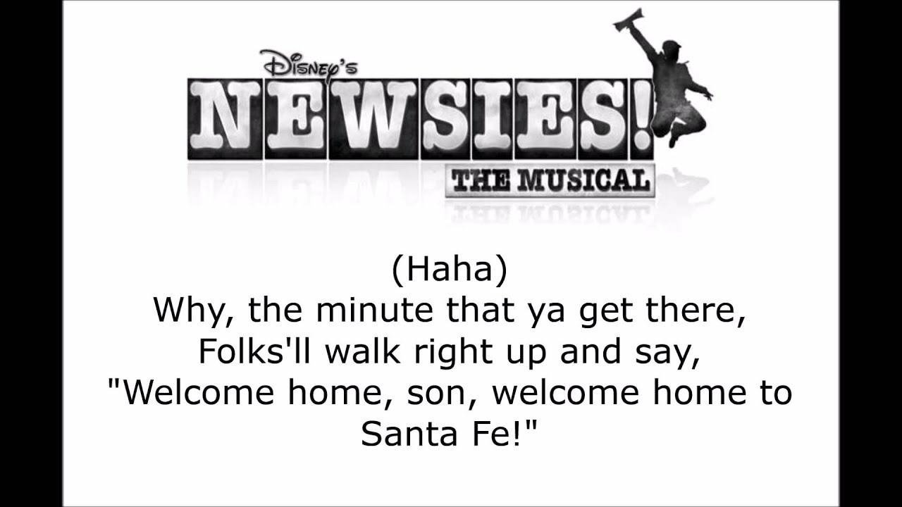 Newsies Santa Fe Prologue Lyrics Youtube